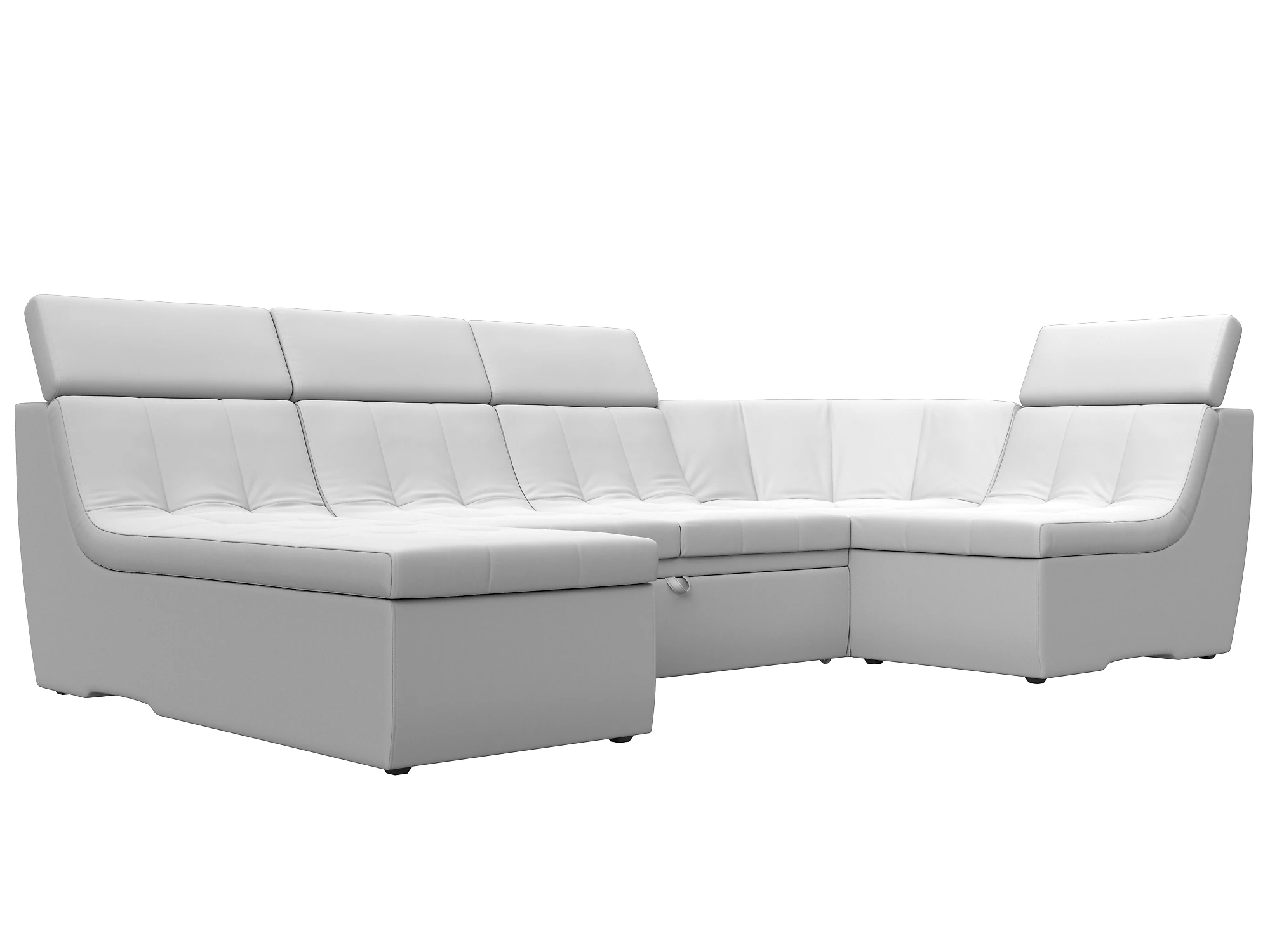 Модульный кожаный диван  Холидей Люкс-П Дизайн 10