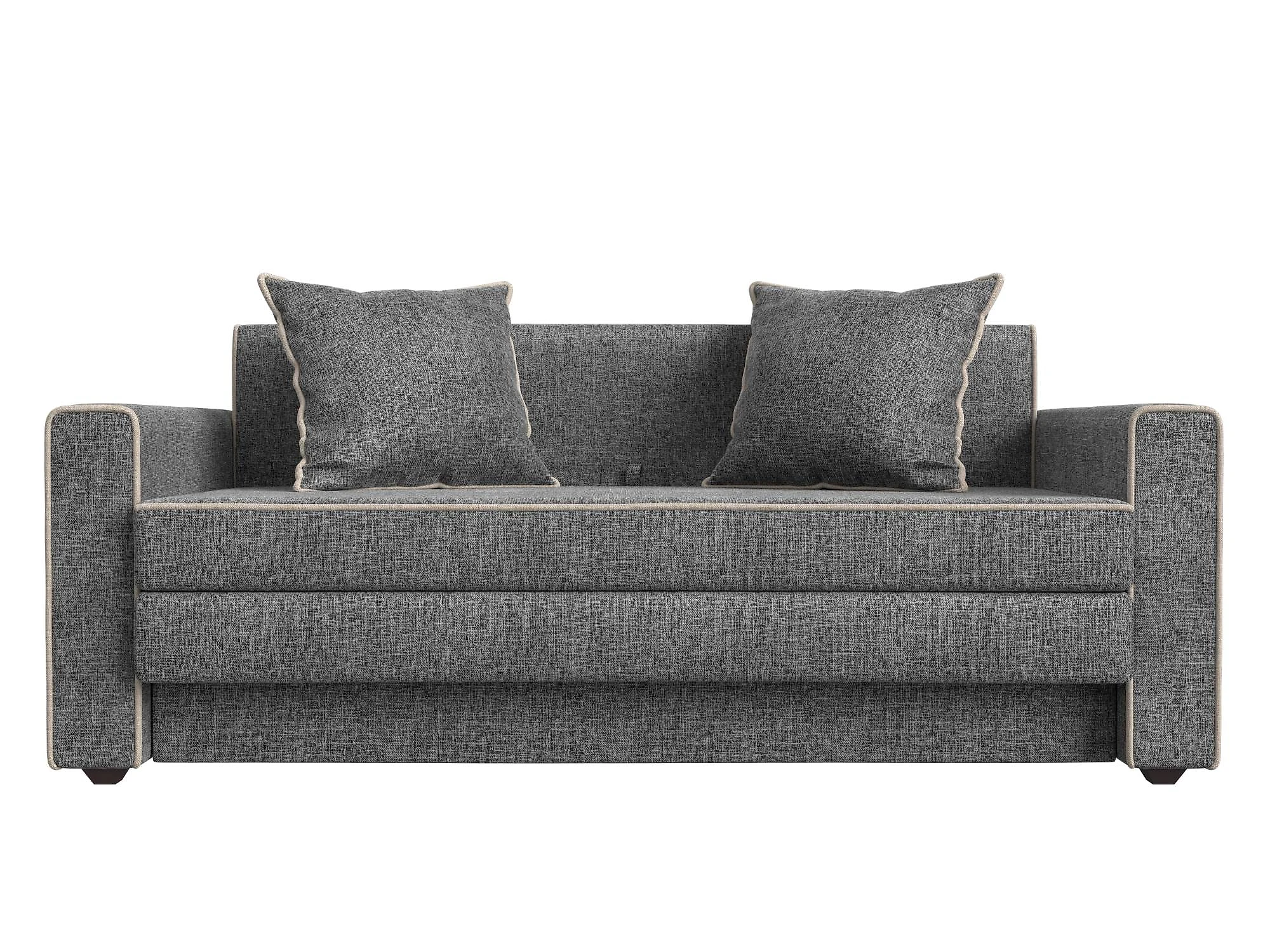 Прямой диван серого цвета Лига-012 Кантри Дизайн 8