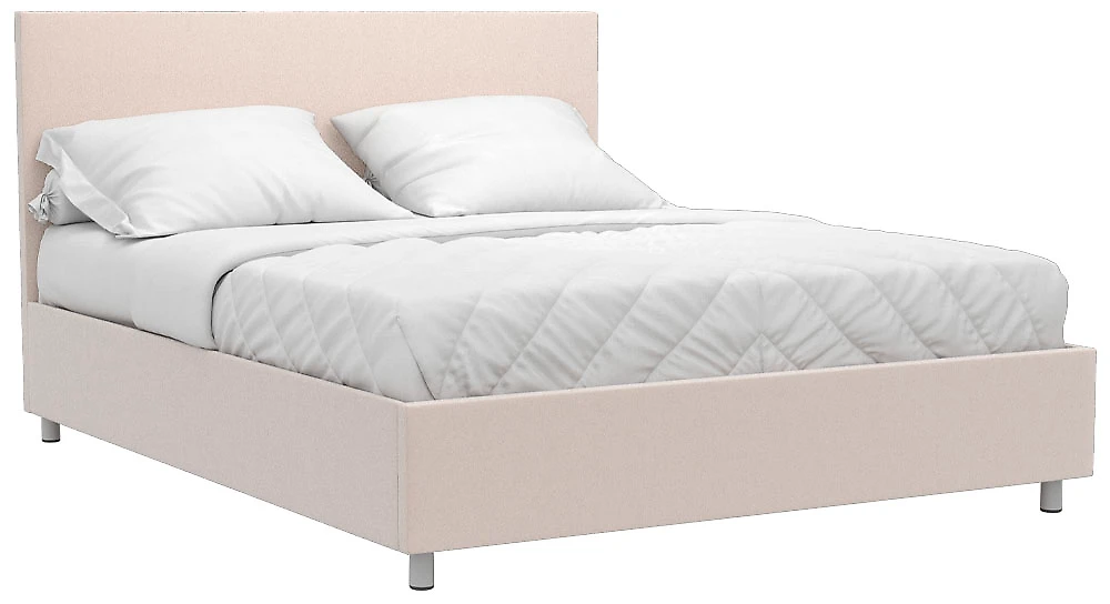 Кровать без матраса Белла 160х200 с ламелями Плюш Милк