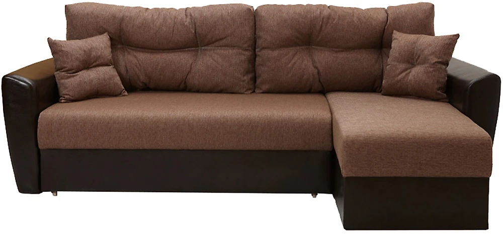 Угловой диван с подушками Амстердам Вудлайн Мокко СПБ