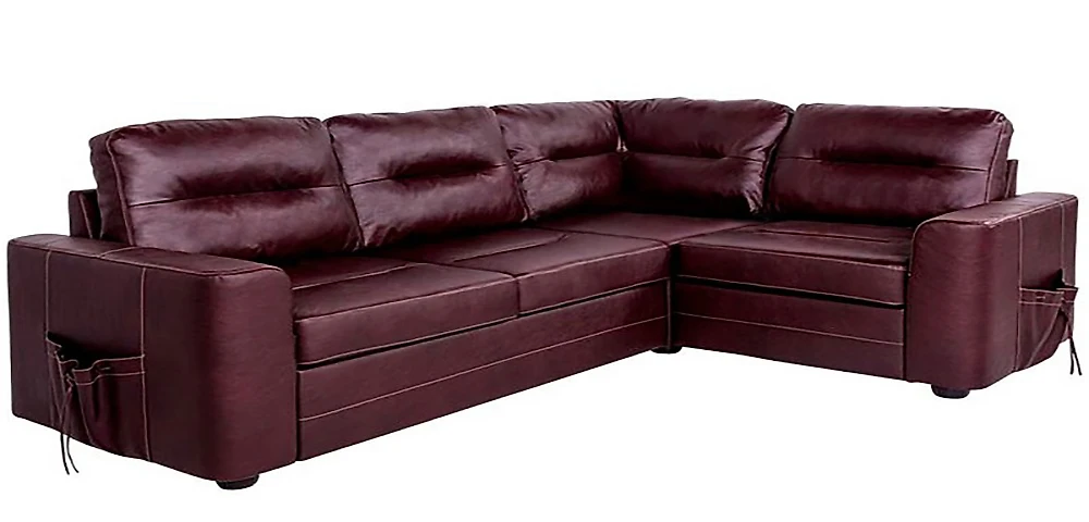Офисный диван раскладной Беллино кожаный