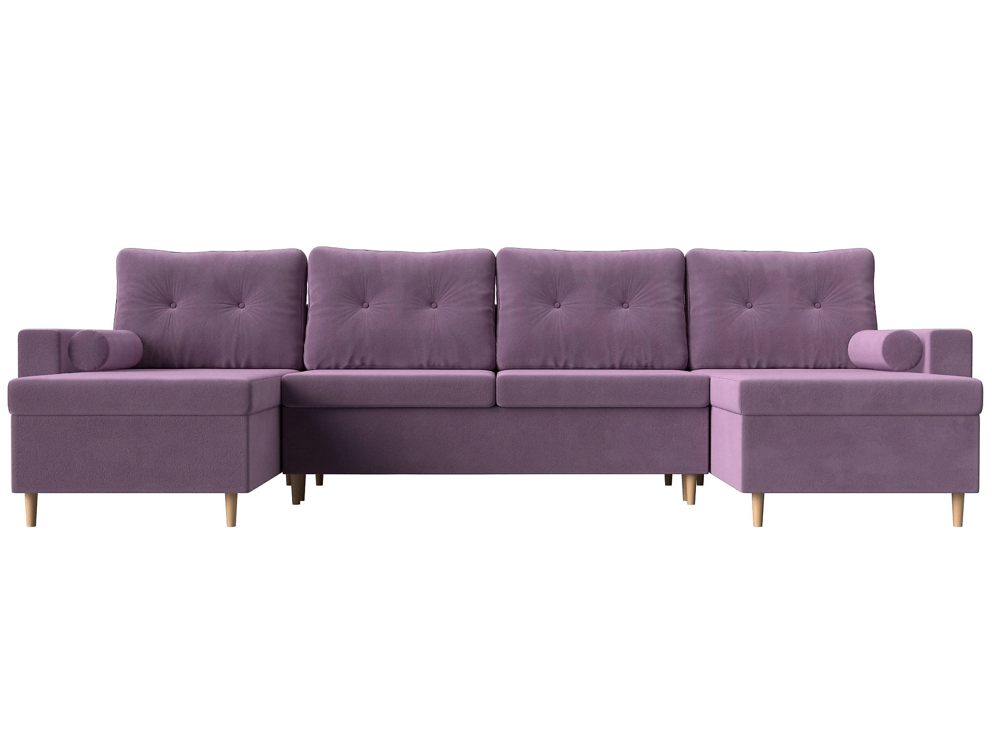  угловой диван с оттоманкой Белфаст-П Дизайн 13