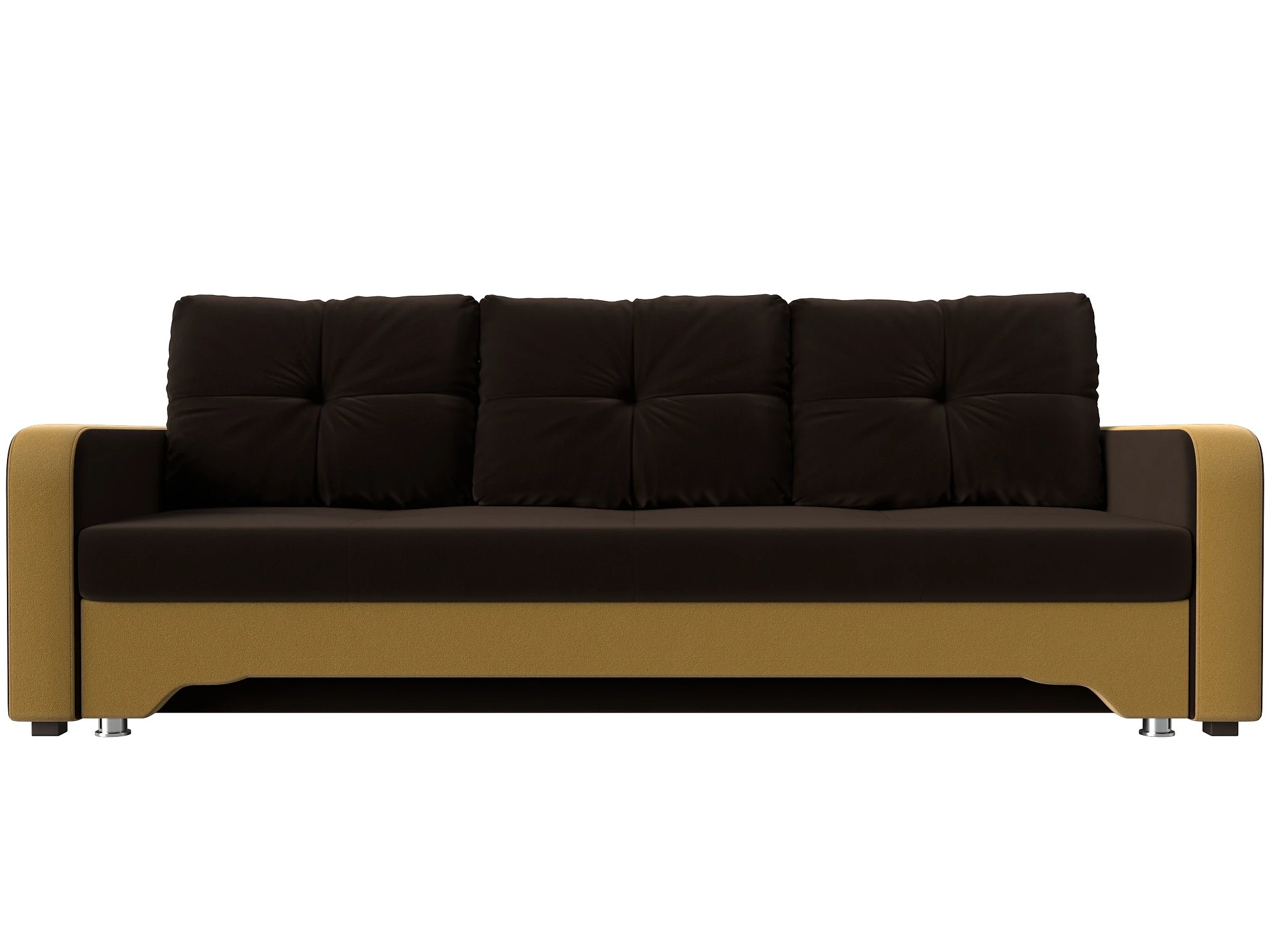 горчичный диван Ник-3 Дизайн 10