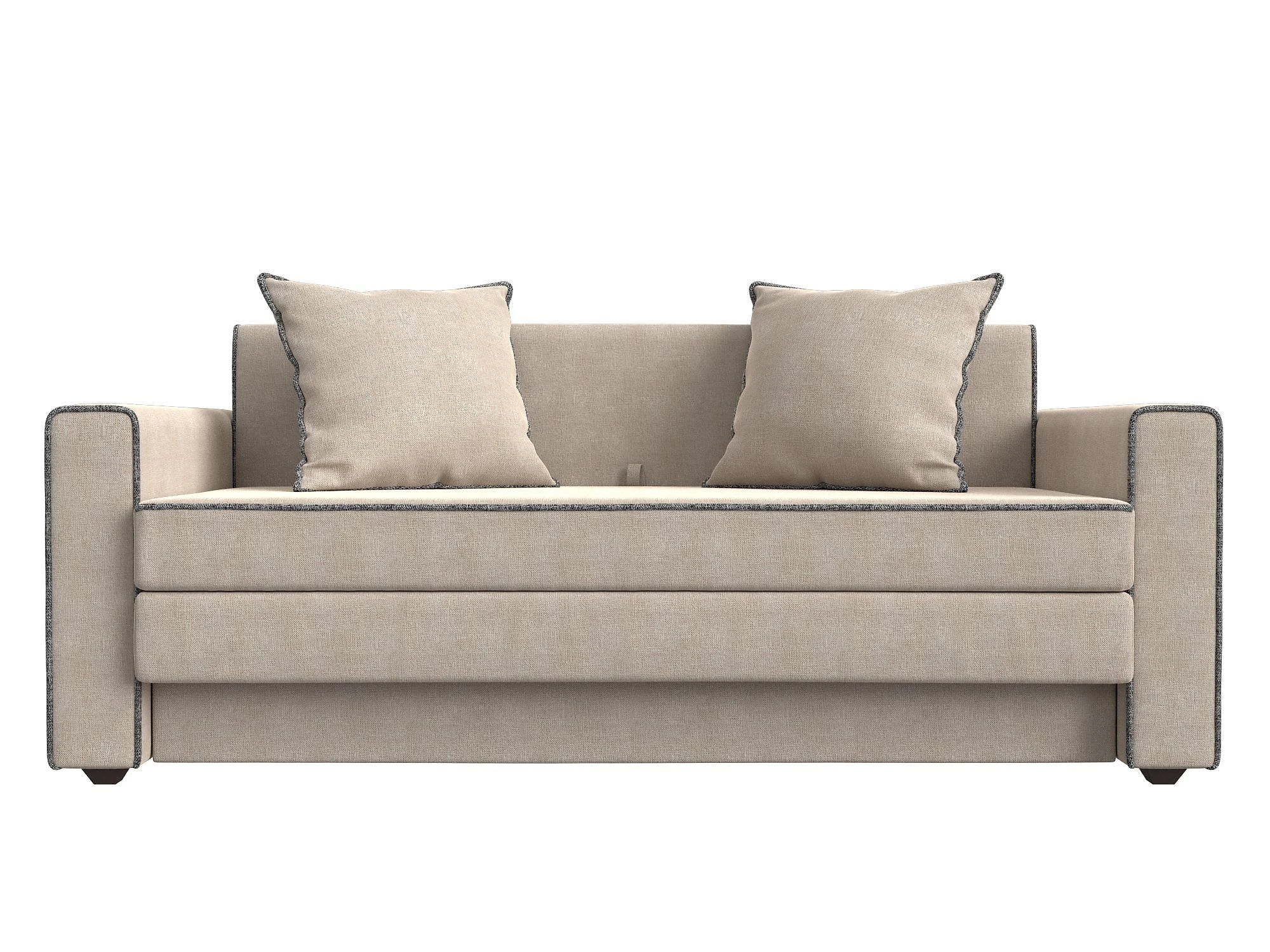 Прямой диван серого цвета Лига-012 Кантри Дизайн 5