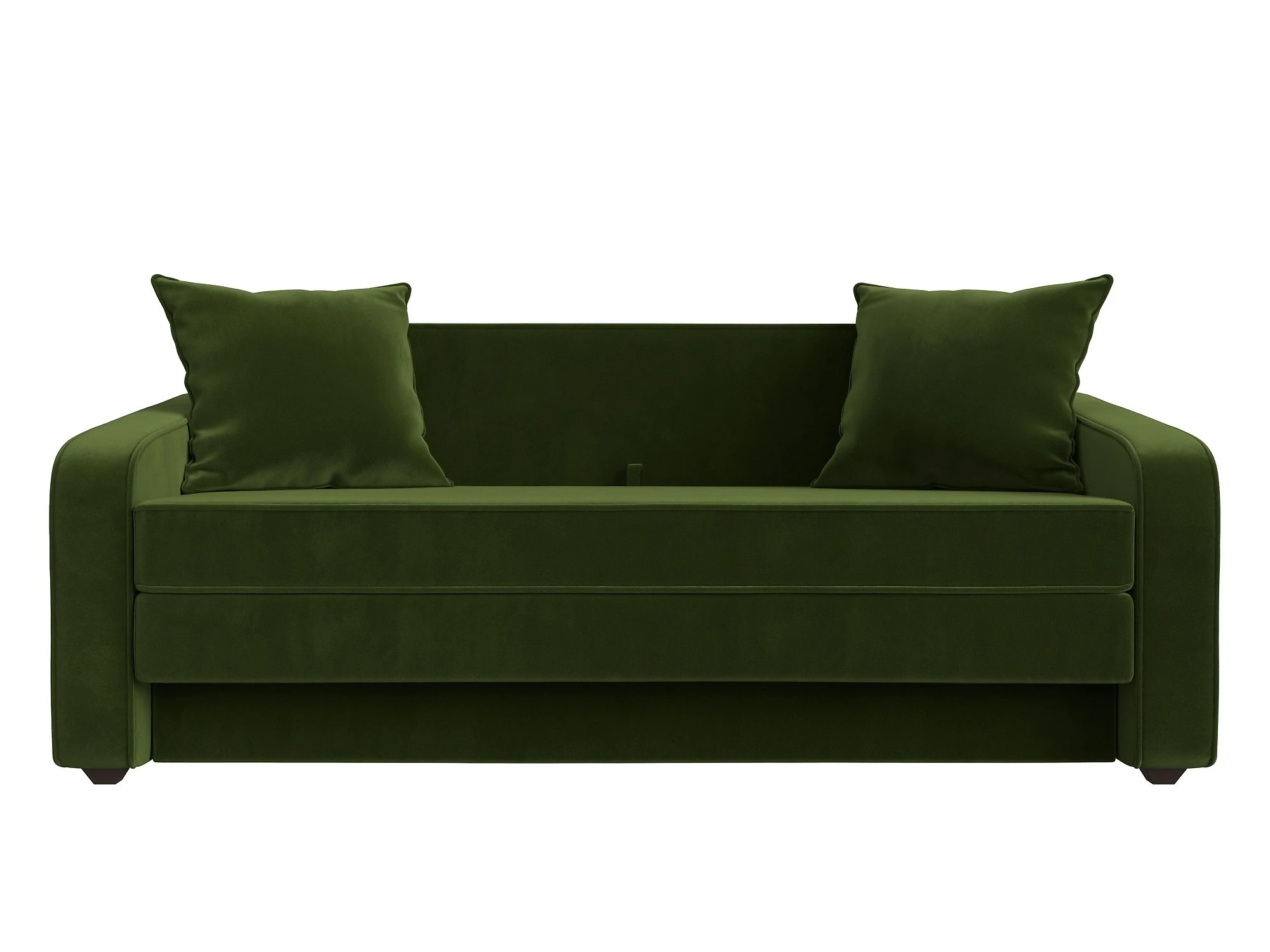 Зелёный диван аккордеон Лига-013 Дизайн 4