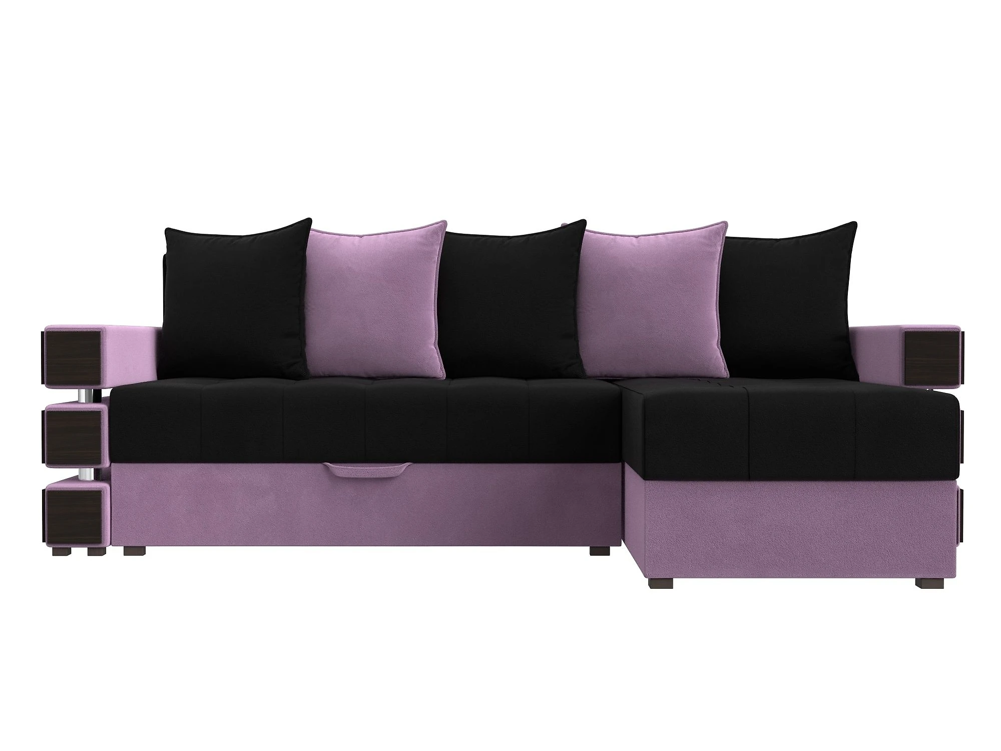 Угловой диван фиолетовый Венеция Дизайн 23