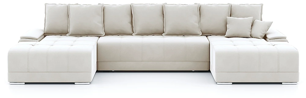 Модульный диван трансформер Nordviks П П-образный Плюш Дизайн-4