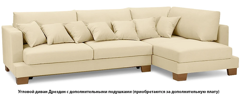 Угловой диван с ящиком для белья Дрезден Макси Дизайн 1