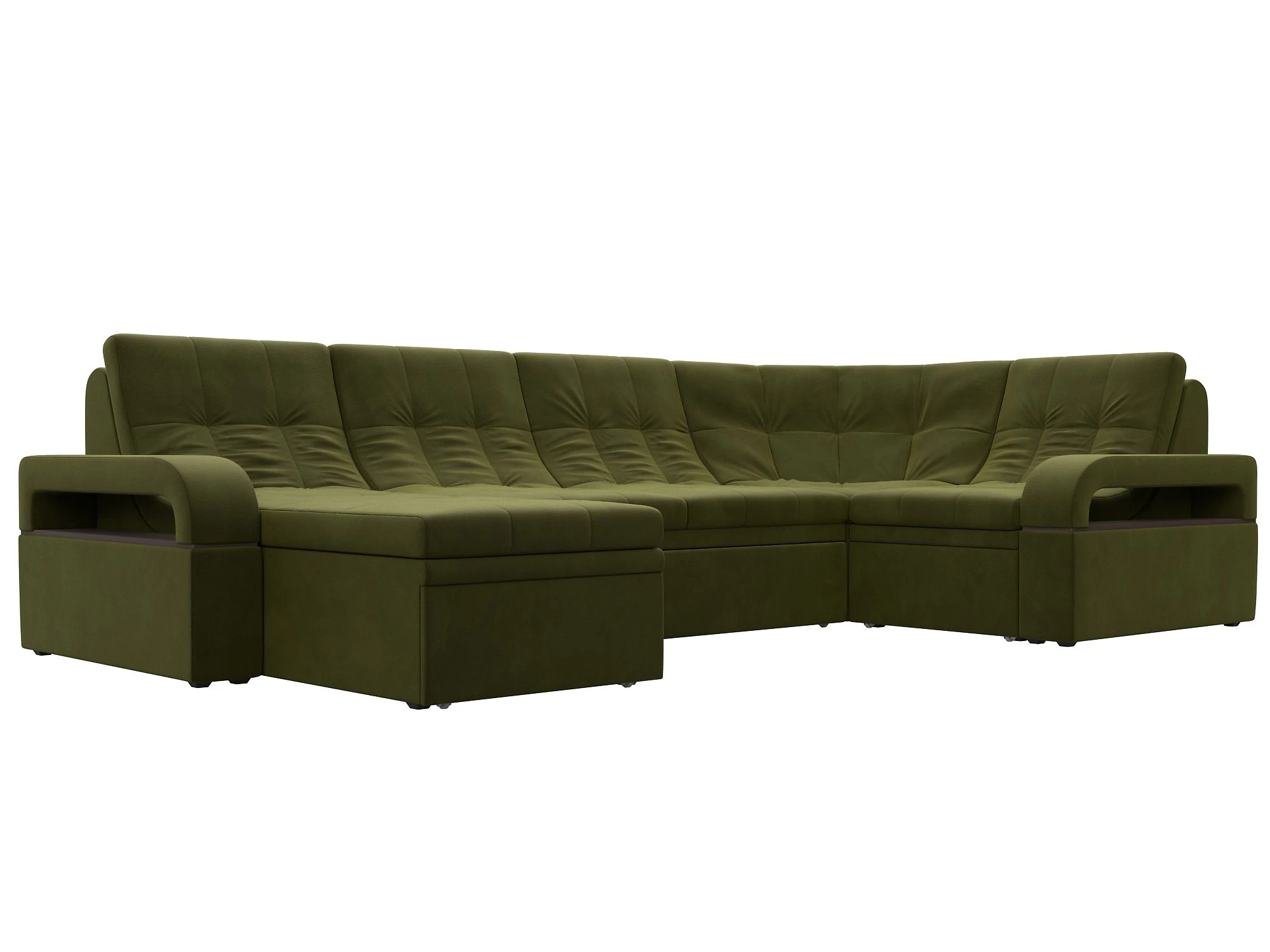 Одноместный диван Лига-035 П-образный Дизайн 2