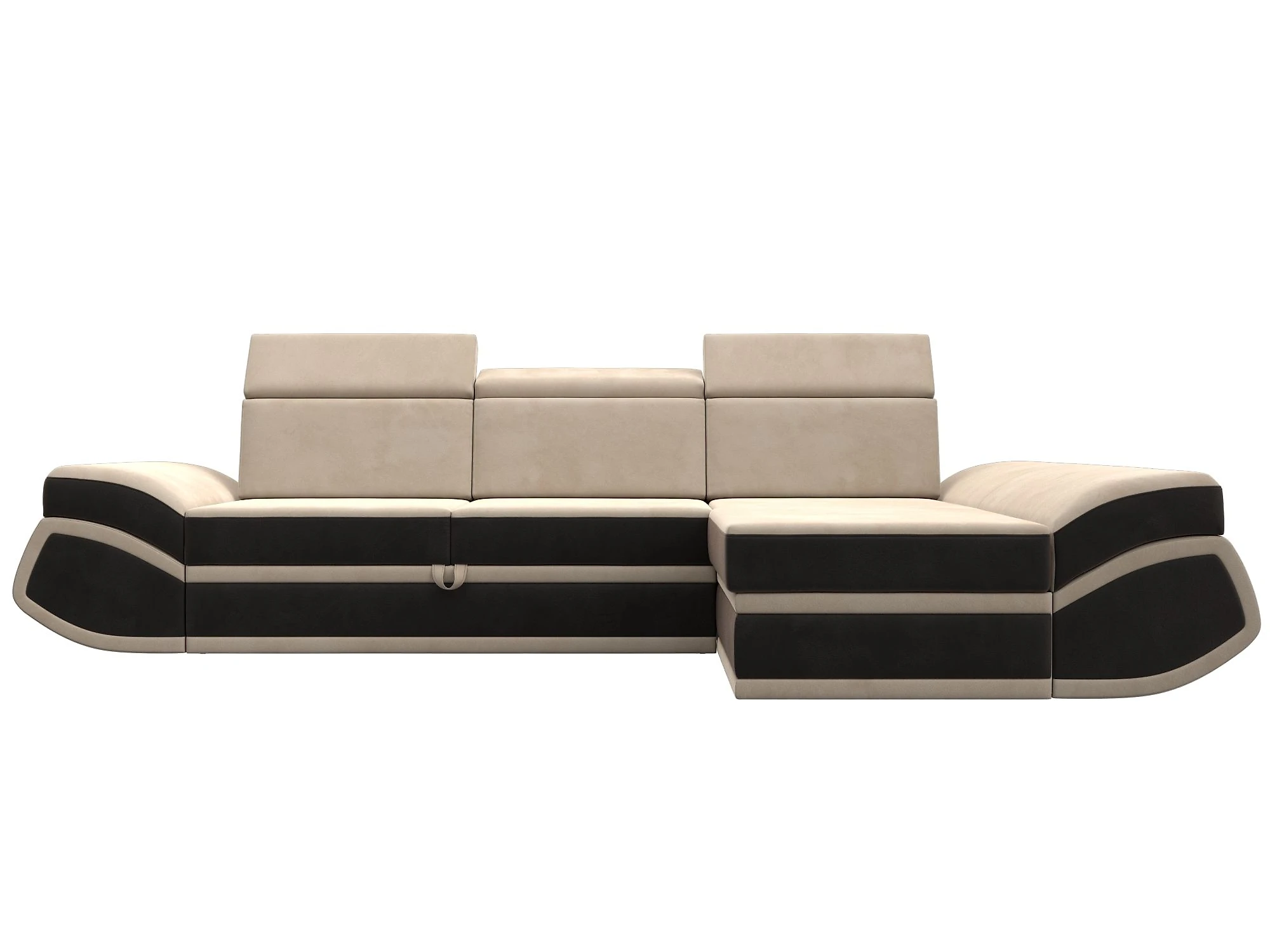 Угловой диван для ежедневного сна Лига-032 Плюш Дизайн 1