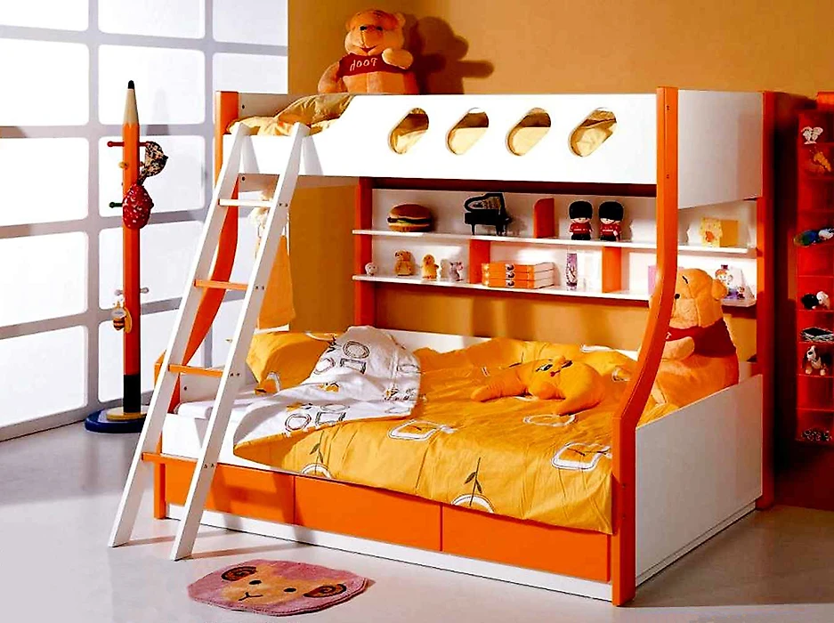 Высокая детская кровать Жемчужина