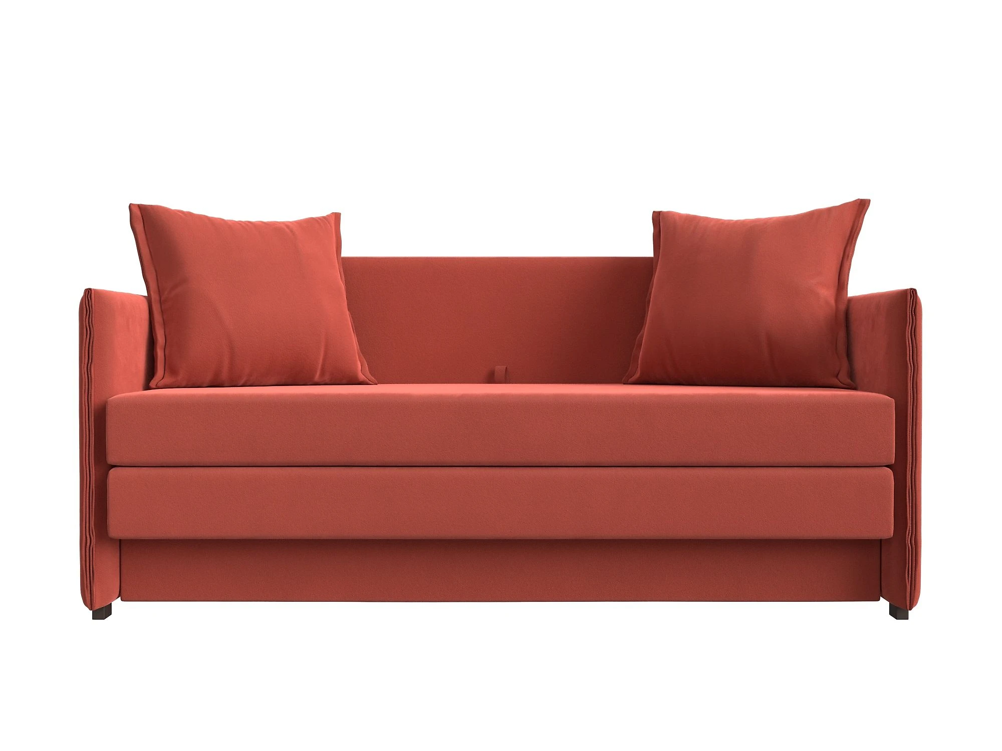Оранжевый диван аккордеон  Лига-011 Дизайн 5
