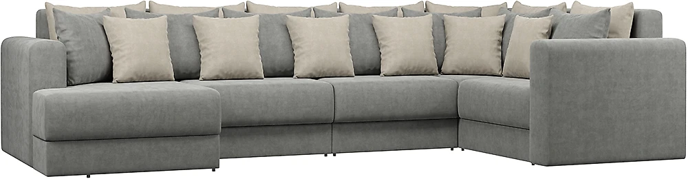 Угловой диван из ткани антикоготь Манхеттен-П Дизайн 5