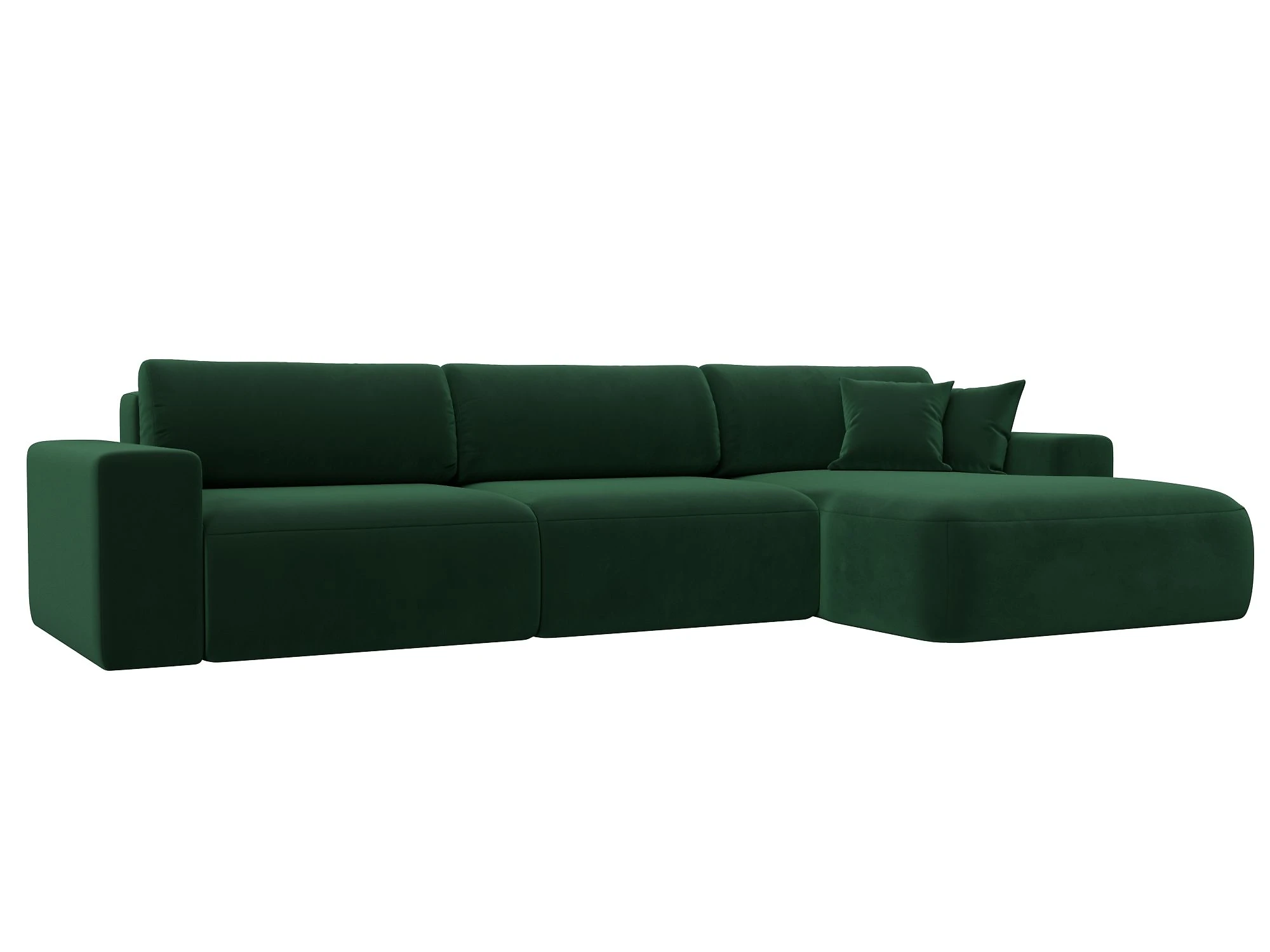 Современный диван Лига-036 Классик Лонг Плюш Дизайн 3